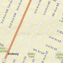 220 W Main St Sidney MT 59270 Street Map