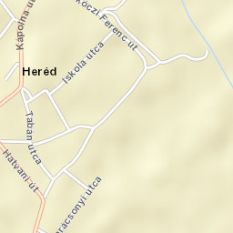 Heréd Street Map