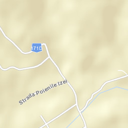 Comuna Poienile Izei Street Map