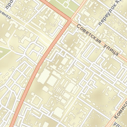 Shakhty Street Map
