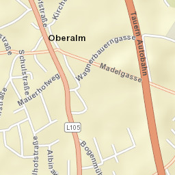 Oberalm Street Map