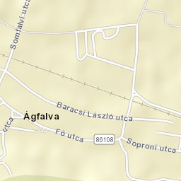 Ágfalva Street Map