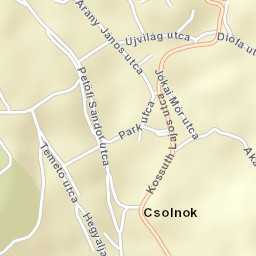Csolnok Street Map