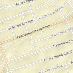 Novyy Buh Street Map