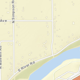 24700-25098 East River Road, Otis Orchards Street Map