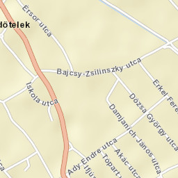 Erdőtelek Street Map