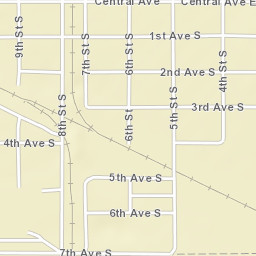 500-598 Central Ave New Rockford Street Map