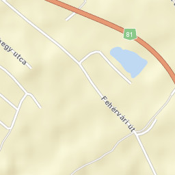 Győri Járás Street Map