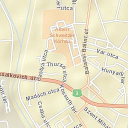 Hatvan Street Map