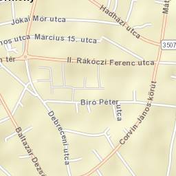 Hajdúböszörmény Street Map