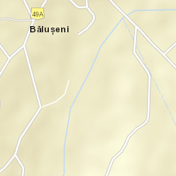Băluşeni Street Map