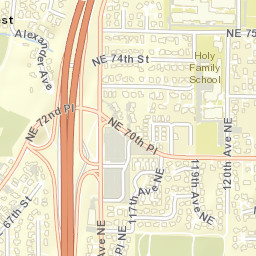 7045-7499 120th Avenue Northeast, Kirkland Street Map