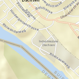 Dachsen Street Map