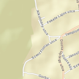 Tardos Street Map