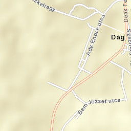 Dág Street Map