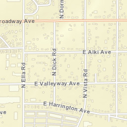 7926 East Broadway Avenue, Spokane Valley Street Map