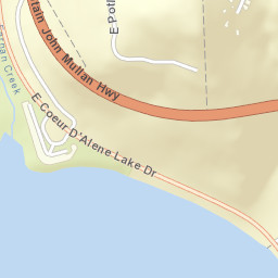 4301-4399 East Coeur D'Alene Lake Drive Street Map