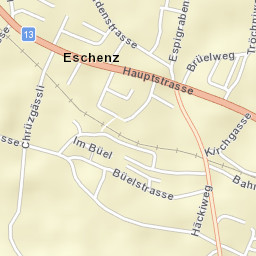 Eschenz Street Map