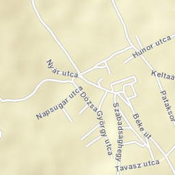 Csobánka Street Map
