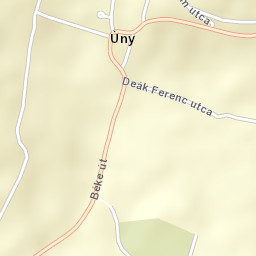 Úny Street Map