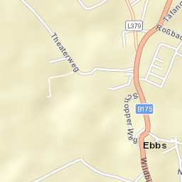 Ebbs Street Map