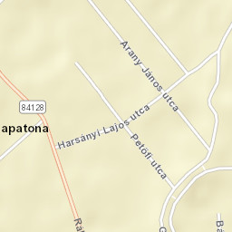 Rábapatona Street Map