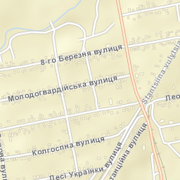 Chortomlyk Street Map