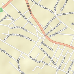 Pilisvörösvár Street Map