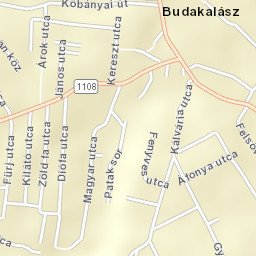 Budakalász Street Map