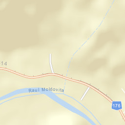 Comuna Frumosu Street Map