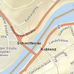 Koblenz Street Map