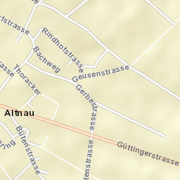 Altnau Street Map