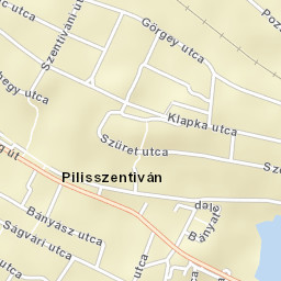 Pilisszentiván Street Map