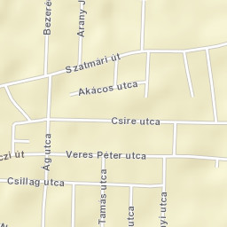 Hajdúsámson Street Map