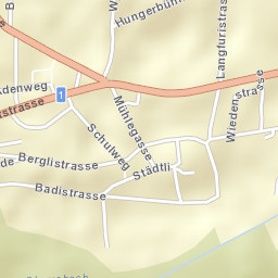 Pfyn Street Map