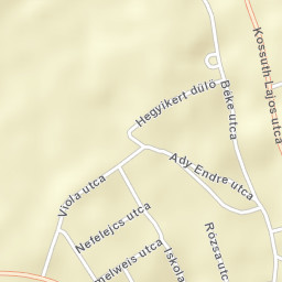 Gyermely Street Map