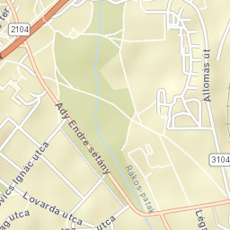 Gödöllő Street Map