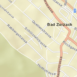 Bad Zurzach Street Map