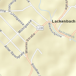 Lackenbach Street Map