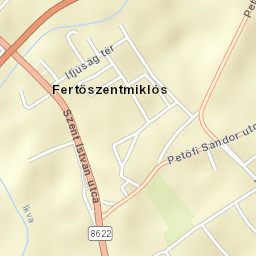 Fertőszentmiklós Street Map