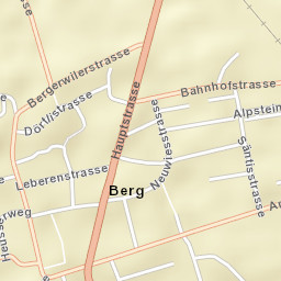 Berg Street Map