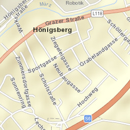 Hönigsberg Street Map