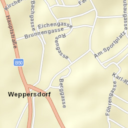 Weppersdorf Street Map