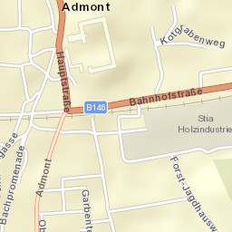 Admont Street Map