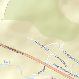 Bezirk Zurzach Street Map