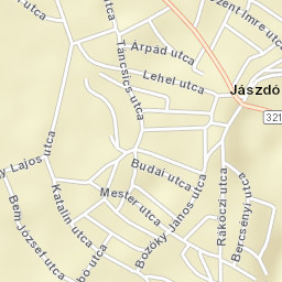 Jászdózsa Street Map