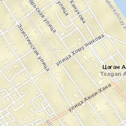 Tsagan Aman Street Map