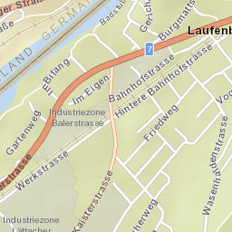 Laufenburg Street Map
