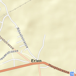 Erlen Street Map