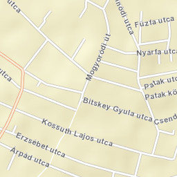 Csömör Street Map